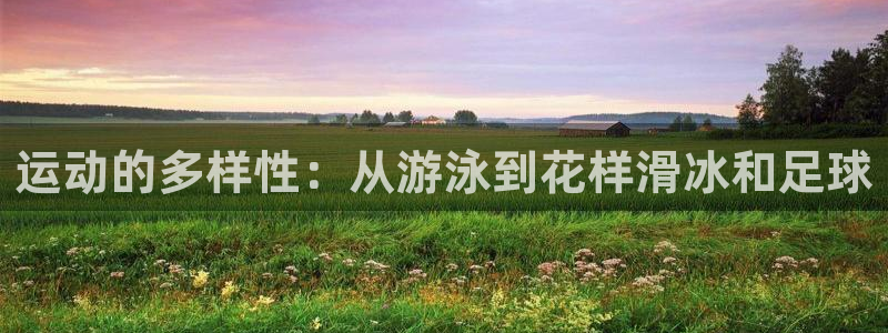 意昂集团官网：运动的多样性：从游泳到花样滑冰和足球