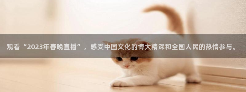 飞速体育：观看“2023年春晚直播”，感受中国文化的博大精深和全国人民的热情参与。
